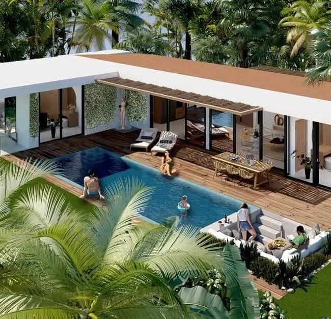 Tropical 3-Bedroom Beachfront Villa
